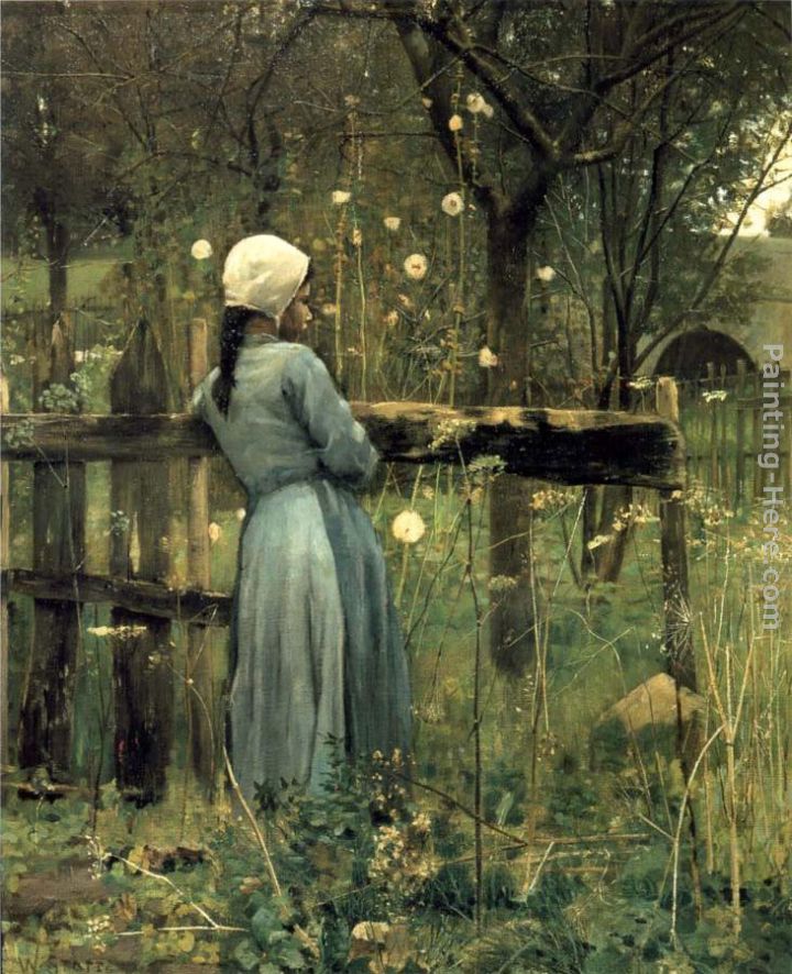 2011 A Girl in A Meadow by William Stott